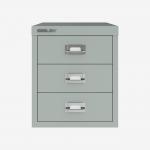 Bisley 12 Series MultiDrawer Bisley Silver 3 Drawer
