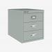 Bisley 12 Series MultiDrawer Bisley Silver 3 Drawer
