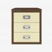 Bisley 12 Series MultiDrawer Coffee Cream 3 Drawer
