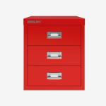 Bisley 12 Series MultiDrawer Cardinal Red 3 Drawer