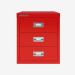 Bisley 12 Series MultiDrawer Cardinal Red 3 Drawer