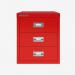 Bisley 12 Series MultiDrawer Cardinal Red 3 Drawer