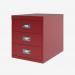 Bisley 12 Series MultiDrawer Cardinal Red 3 Drawer