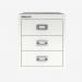 Bisley 12 Series MultiDrawer Traffic White 3 Drawer