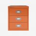 Bisley 12 Series MultiDrawer Bisley Orange 3 Drawer