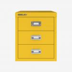 Bisley 12 Series MultiDrawer Yellow 3 Drawer
