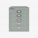 Bisley 5 Drawer Filing Cabinet – Desktop Bisley Silver 5 Drawer