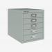 Bisley 5 Drawer Filing Cabinet – Desktop Bisley Silver 5 Drawer