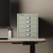 Bisley 5 Drawer Filing Cabinet – Desktop Light Grey 5 Drawer