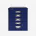 Bisley 5 Drawer Filing Cabinet – Desktop Oxford Blue 5 Drawer