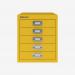 Bisley 5 Drawer Filing Cabinet – Desktop Yellow 5 Drawer