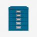 Bisley 5 Drawer Filing Cabinet – Desktop Azure 5 Drawer