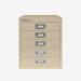 Bisley 5 Drawer Filing Cabinet – Desktop Natural Canvas 5 Drawer