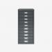Bisley A4 10 Drawer Filing Cabinet Anthracite Grey 10 Drawer