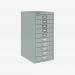 Bisley A4 10 Drawer Filing Cabinet Bisley Silver 10 Drawer