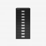 Bisley A4 10 Drawer Filing Cabinet Black 10 Drawer
