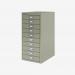 Bisley A4 10 Drawer Filing Cabinet Goose Grey 10 Drawer