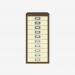 Bisley A4 10 Drawer Filing Cabinet Coffee Cream 10 Drawer