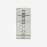 Bisley A4 10 Drawer Filing Cabinet Light Grey 10 Drawer