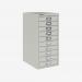 Bisley A4 10 Drawer Filing Cabinet Light Grey 10 Drawer