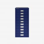 Bisley A4 10 Drawer Filing Cabinet Oxford Blue 10 Drawer
