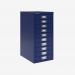 Bisley A4 10 Drawer Filing Cabinet Oxford Blue 10 Drawer