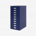 Bisley A4 10 Drawer Filing Cabinet Oxford Blue 10 Drawer