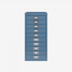 Bisley A4 10 Drawer Filing Cabinet Bisley Blue 10 Drawer