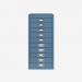 Bisley A4 10 Drawer Filing Cabinet Bisley Blue 10 Drawer