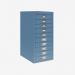 Bisley A4 10 Drawer Filing Cabinet Bisley Blue 10 Drawer