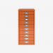 Bisley A4 10 Drawer Filing Cabinet Bisley Orange 10 Drawer
