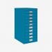 Bisley A4 10 Drawer Filing Cabinet Azure 10 Drawer