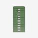 Bisley A4 10 Drawer Filing Cabinet Olive Green 10 Drawer