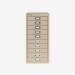 Bisley A4 10 Drawer Filing Cabinet Natural Canvas 10 Drawer