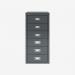 Bisley 6 Drawer MultiDrawer Filing Cabinet Anthracite Grey 6 Drawer