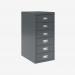 Bisley 6 Drawer MultiDrawer Filing Cabinet Anthracite Grey 6 Drawer