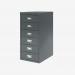 Bisley 6 Drawer MultiDrawer Filing Cabinet Anthracite Grey 6 Drawer