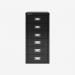 Bisley 6 Drawer MultiDrawer Filing Cabinet Black 6 Drawer