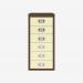 Bisley 6 Drawer MultiDrawer Filing Cabinet Coffee Cream 6 Drawer