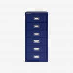 Bisley 6 Drawer MultiDrawer Filing Cabinet Oxford Blue 6 Drawer