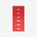 Bisley 6 Drawer MultiDrawer Filing Cabinet Cardinal Red 6 Drawer
