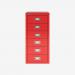 Bisley 6 Drawer MultiDrawer Filing Cabinet Cardinal Red 6 Drawer