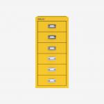 Bisley 6 Drawer MultiDrawer Filing Cabinet Yellow 6 Drawer