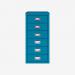 Bisley 6 Drawer MultiDrawer Filing Cabinet Azure 6 Drawer