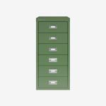Bisley 6 Drawer MultiDrawer Filing Cabinet Olive Green 6 Drawer