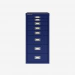 Bisley 8 Drawer Multidrawer Oxford Blue 8 Drawer