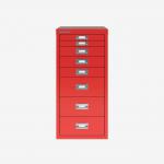 Bisley 8 Drawer Multidrawer Cardinal Red 8 Drawer
