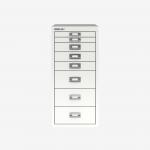 Bisley 8 Drawer Multidrawer Traffic White 8 Drawer