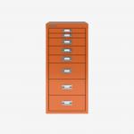 Bisley 8 Drawer Multidrawer Bisley Orange 8 Drawer