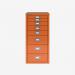 Bisley 8 Drawer Multidrawer Bisley Orange 8 Drawer